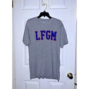 NWT Breaking T LFGM New York Baseball Gray TShirt Sz L